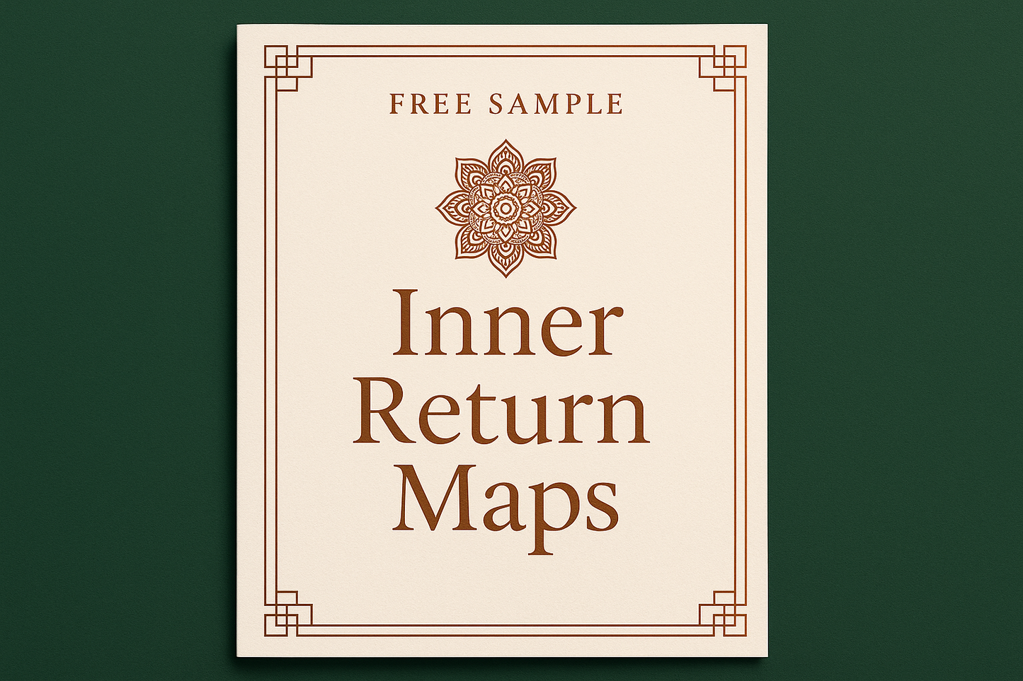 🎁 عينة مجانية - خرائط الرجوع إلى الذات | Free Sample - Inner Return Maps