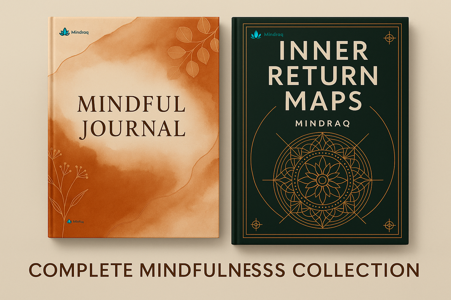 🎯 Complete Mindfulness Bundle | مجموعة الوعي الكاملة - خرائط الرجوع + دفتر حضور العقل