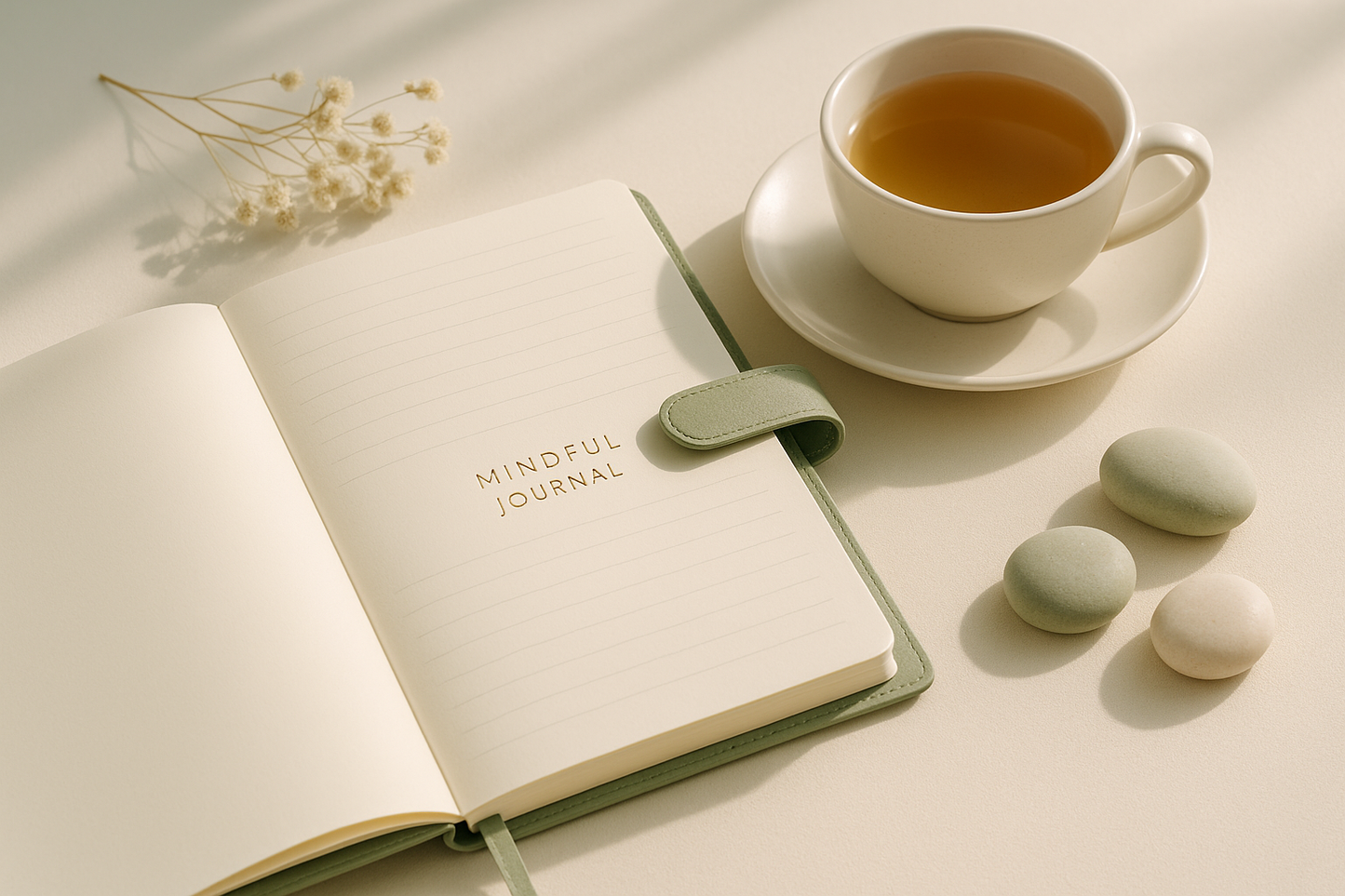 📔 دفتر حضور العقل | Mindful Journal - دفتر يومي ثنائي اللغة مع متتبع العادات