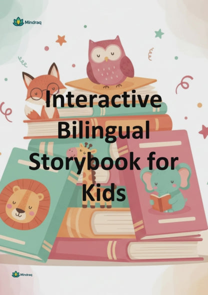 Interactive Bilingual Storybook for Kids - 30 Stories + Activities (Ages 4-9)